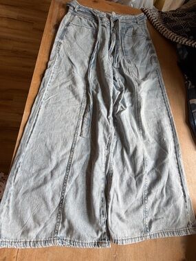 Kensie Light Blue Wide Leg Jeans